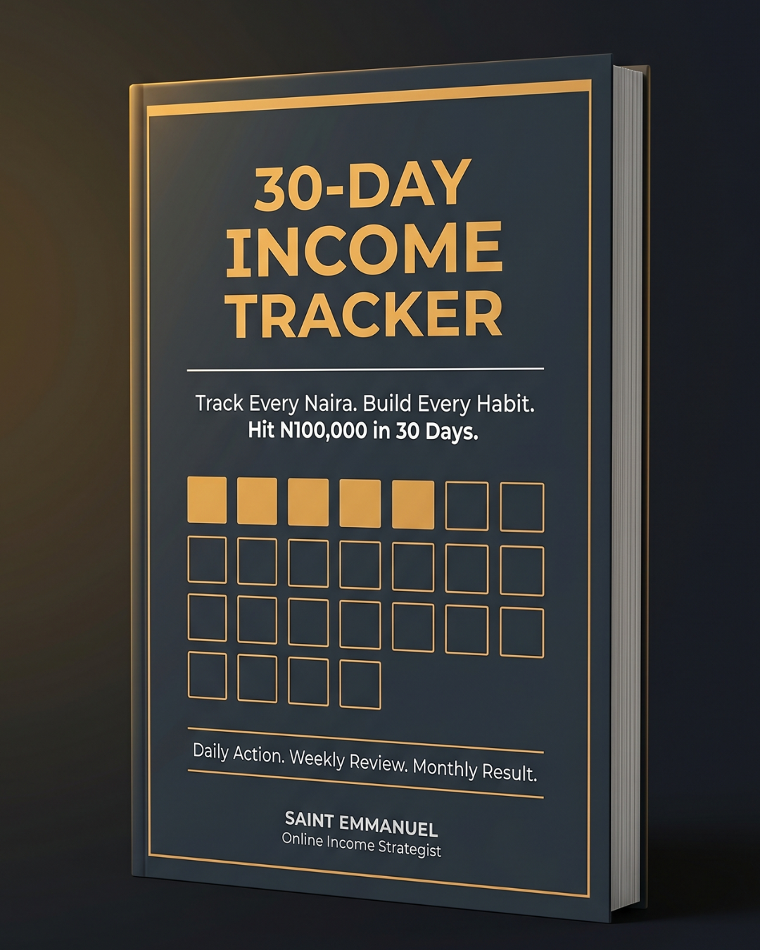 30-Day Income Tracker