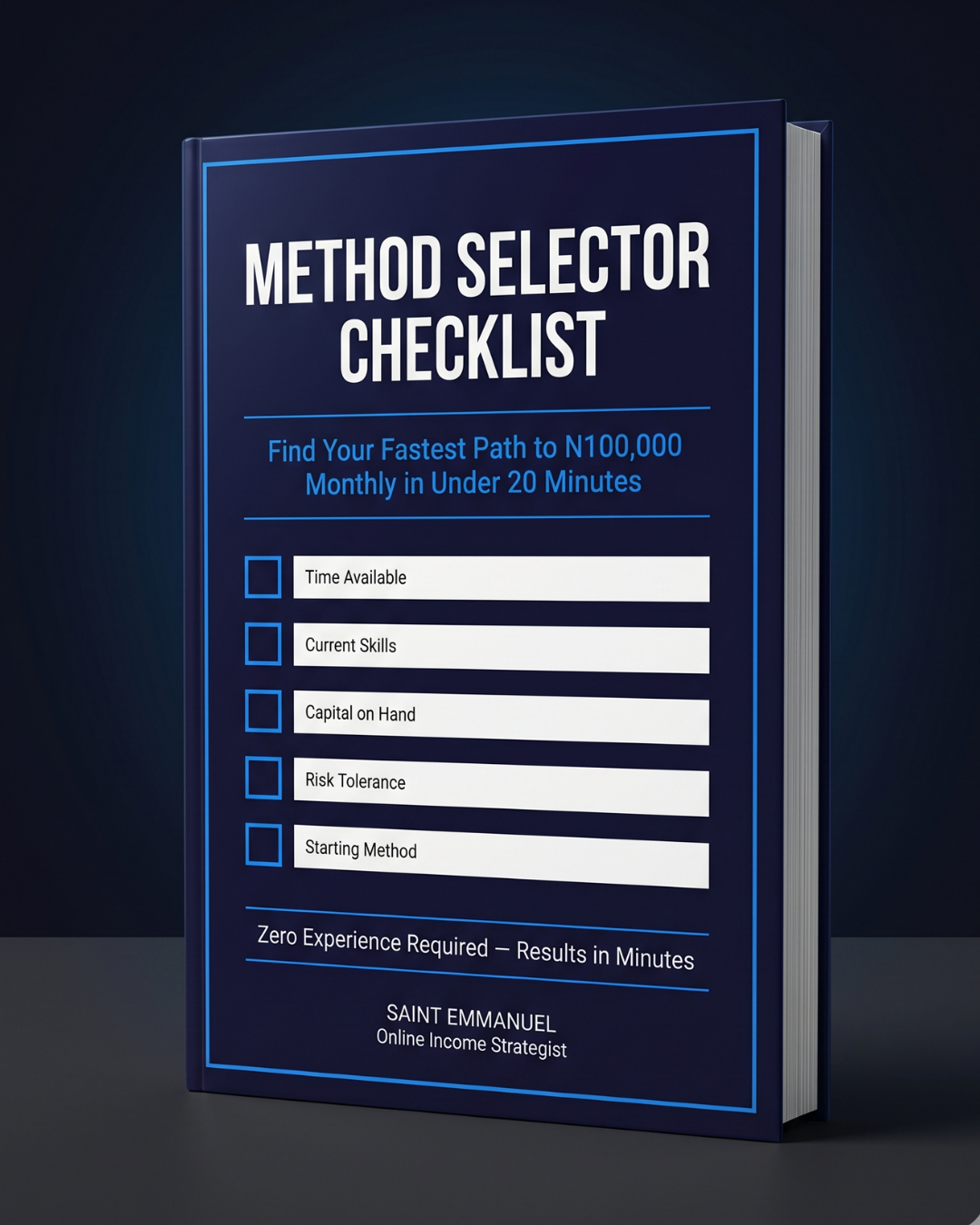 Method Selector Checklist
